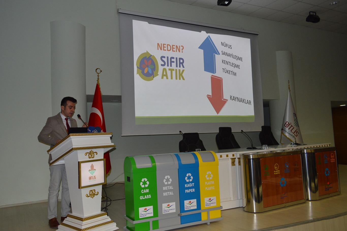 Bitlis’te "Sıfır Atık Projesi" tanıtım programın düzenlendi